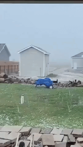 Severe Thunderstorms Lash Northwest Kansas With Hail
