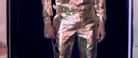 fashion walking GIF