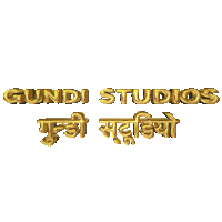 gundistudios fashion logo 3d gold Sticker