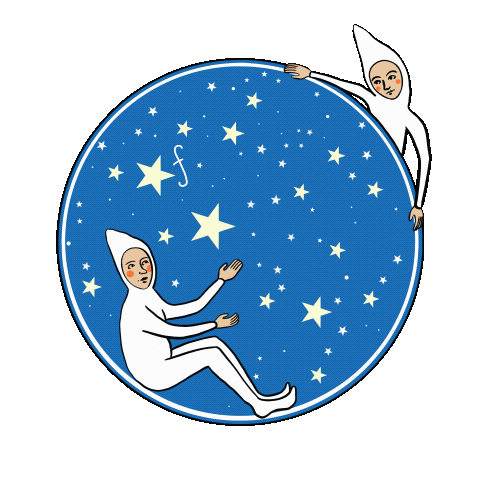 Claireisaherman love stars post moon Sticker