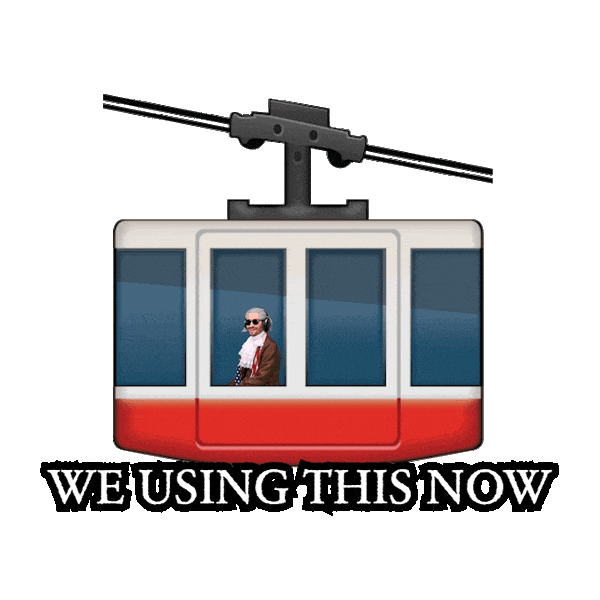 Cable Car Gondola Sticker