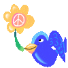 Peace And Love Sticker by jon hanlan