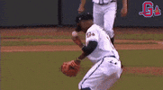 point up thank god GIF by Gwinnett Braves