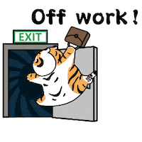 Flee See Ya Sticker by Bu2ma