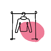 iditdesign roupa arara idit iditdesign Sticker