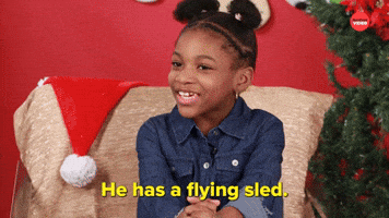 He Has A Flying Sled