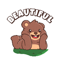 You Are Lovely Teddy Bear Sticker by BEARISH