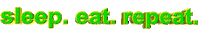 sleep eat Sticker by AnimatedText