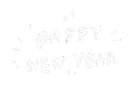 bonnnnnieview white happy new year new year bonnnnnieview Sticker