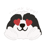 Happy Dog Sticker by Ann of Facedit