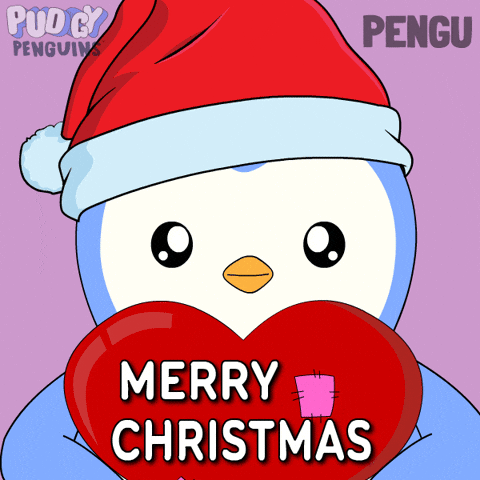 Merry Christmas GIF by Pudgy Penguins
