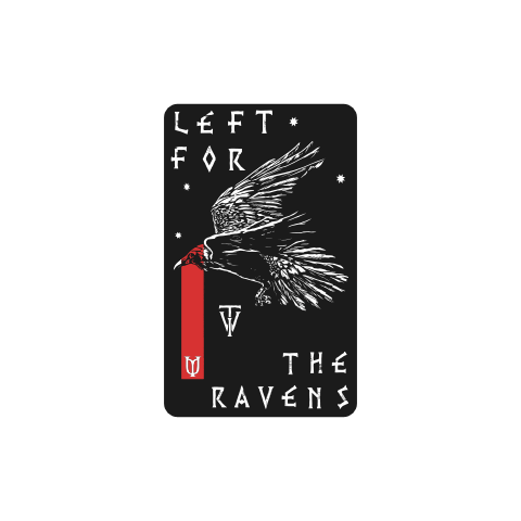 King Raven Sticker by _huscarl_