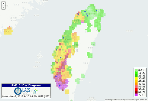 2017/11/6 17:00 - 2017/11/7 17:00 heavy pollution with tai-power offloading on 1am-7am GIF