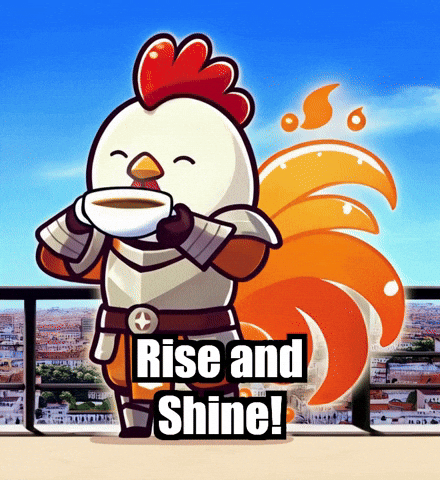 Rise And Shine Coffee GIF by Zorooster
