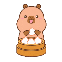 Hungry Dim Sum Sticker