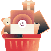 Shopping Spree Sticker by ExpressVPN