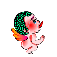 Excited Baby Sticker