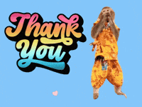 Fun Thank You GIF