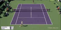 Anisimova inside out forehand winner
