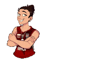 Fire Kiss Sticker by Lojinha Volei Gringa