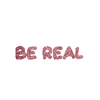Pink Be Real Sticker by 3DREALE