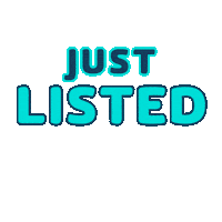 Just Listed Sticker by AQUA Real Estate
