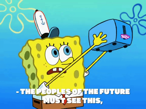 season 7 buried in time GIF by SpongeBob SquarePants