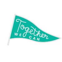 Together We Can Flag Sticker by ICAN