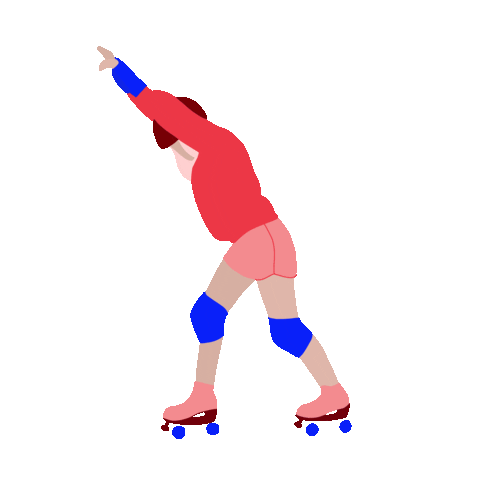 Skate Skating Sticker by Fierybay