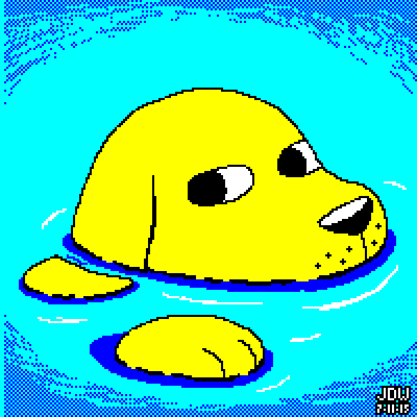 Dog Water GIF by Jared D. Weiss