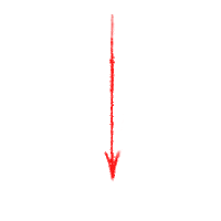 Arrow Sticker by PIN-UP.UA
