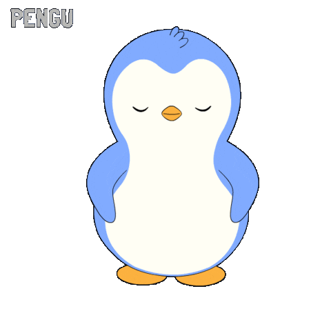 Good Morning Dancing Sticker by Pudgy Penguins