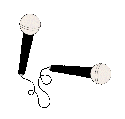 Podcast Mic Sticker by emiliebleuciel