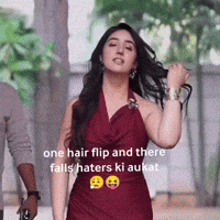 Srishtyme savage baddie abhinoor ashnoor GIF