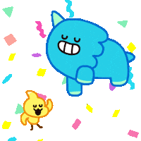 Happy Birthday Dancing Sticker by DINOSALLY