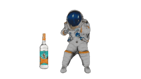 Dance Astronaut Sticker by Captain Morgan