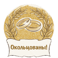 celebrate holiday wedding wife rings Sticker