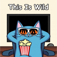 This Is Wild Blue Cat GIF