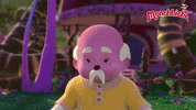 angry animation GIF by Monchhichi