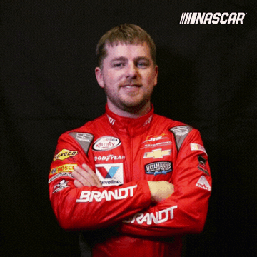 justin allgaier nascar driver reactions GIF by NASCAR