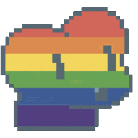 tamanimimikaki pride lgbt queer lgbtqia Sticker