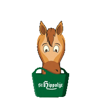 st-hippolyt yummy horse love it horses Sticker