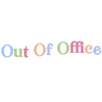 Out Of Office Vacation Mode Sticker by GelMoment