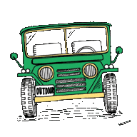 Car Camp Sticker