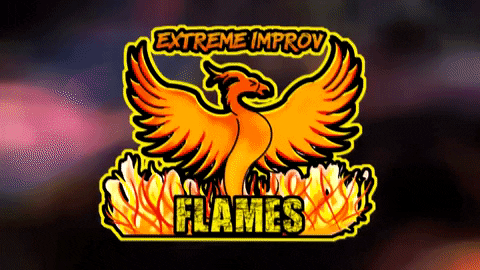 Phoenix Rising Fire GIF by Extreme Improv