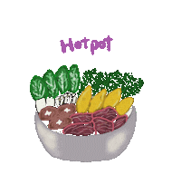 Hotpot Sticker by Jusjetta