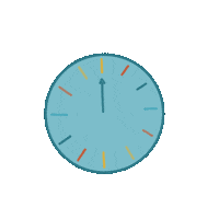 Herz4Druck zeit uhr time is running tick tack Sticker