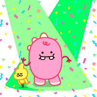 Happy Moon Walk Sticker by DINOSALLY