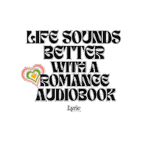 LyricAudiobooks audiobook romance book lyric audiobooks romance audiobook Sticker
