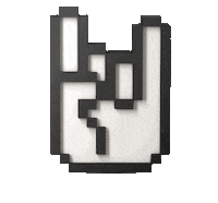 Rock On 3D Sticker by DSSOLVR